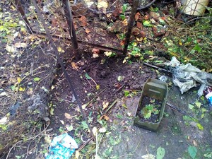 Во двор руководителя харьковского «Правого сектора» Юрия Лихоты бросили гранату (ФОТО)