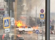 Харьков в огне — на Салтовке сгорели «Жигули»