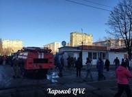 На базаре по Героев Труда сгорел киоск (ФОТО, ВИДЕО)
