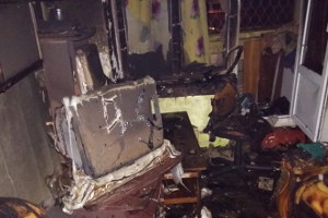 Во время пожара в салтовской многоэтажке погибла хозяйка квартиры, но был спасен ребенок