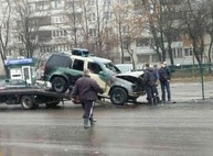 В Харькове сожгли три машины «Айдара» (дополнено, фото)
