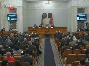 Как депутаты облсовета голосовали за заместителей Чернова