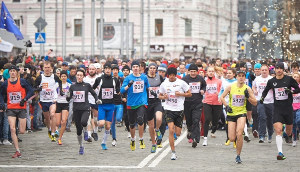 Как проходил старт Международного Марафона (ВИДЕО)