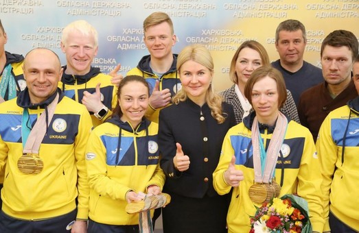 Светличная - харьковским паралимпийцам: Вы сделали все для того, чтобы гимн Украины звучал на мировом уровне