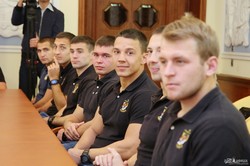 Светличная поздравила с победами 14-кратных чемпионов Украины - регбистов клуба «Олимп»