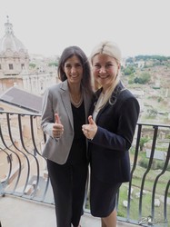Светличная обсудила с мэром Рима перспективы сотрудничества (ФОТО)
