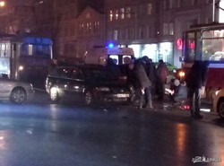 Масштабное ДТП в Харькове: На Московском проспекте столкнулись четыре иномарки (ФОТО)