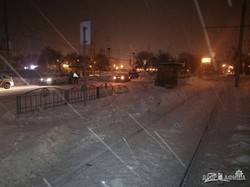 В центре Харькова иномарка снесла забор (ФОТО)