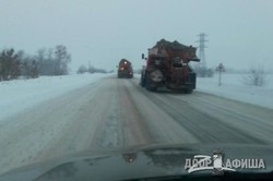 Как дороги Харьковской области расчищали от снега (ФОТО, ВИДЕО)