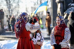 Юлия Светличная и Арсен Аваков приняли участие в мероприятиях по случаю Дня Соборности Украины в Харькове
