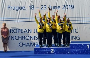Харьковские синхронистки с медалями вернулись с чемпионата Европы