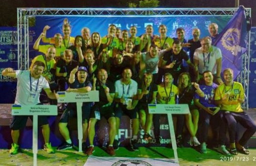 Сборная Каразинского университета стала серебряным призером чемпионата Европы среди университетов по футзалу