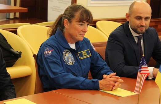 Харьковщину впервые посетила американская астронавтка (ФОТО)