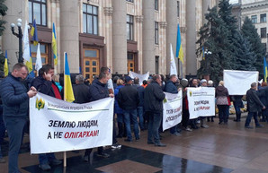 Нового губернатора Кучера Харьковщина встретила пикетом (ФОТО)