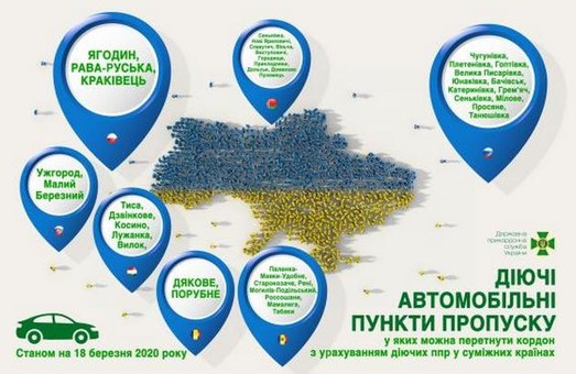 Где можно пересечь границу на автотранспорте - ГПСУ
