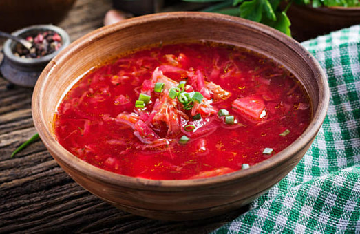 Украинский борщ попал в тройку лучших супов мира