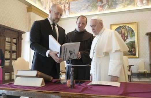 Шмыгаль встретился с Папой Римским
