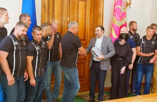 Артур Товмасян поздравил с чемпионством регбистов Ярославского (ВИДЕО)