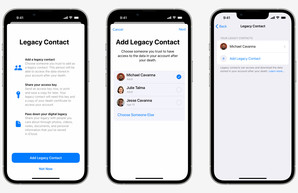 Apple анонсировала в новой iOS функцию передачи данных по наследству после смерти