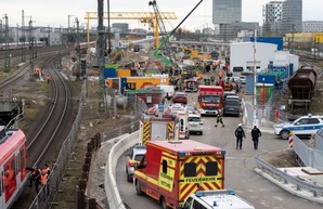 В Германии на строительной площадке взорвалась 250-килограммовая авиабомба, есть пострадавшие. Фото