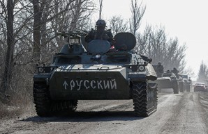В Скадовск въехала колонна армии РФ