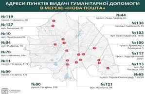 Обновлены пункты выдачи гуманитарки на Харьковщине