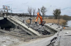 Укравтодор обеспечил проезд на 30 временных переправах возле разрушенных мостов – Ивко